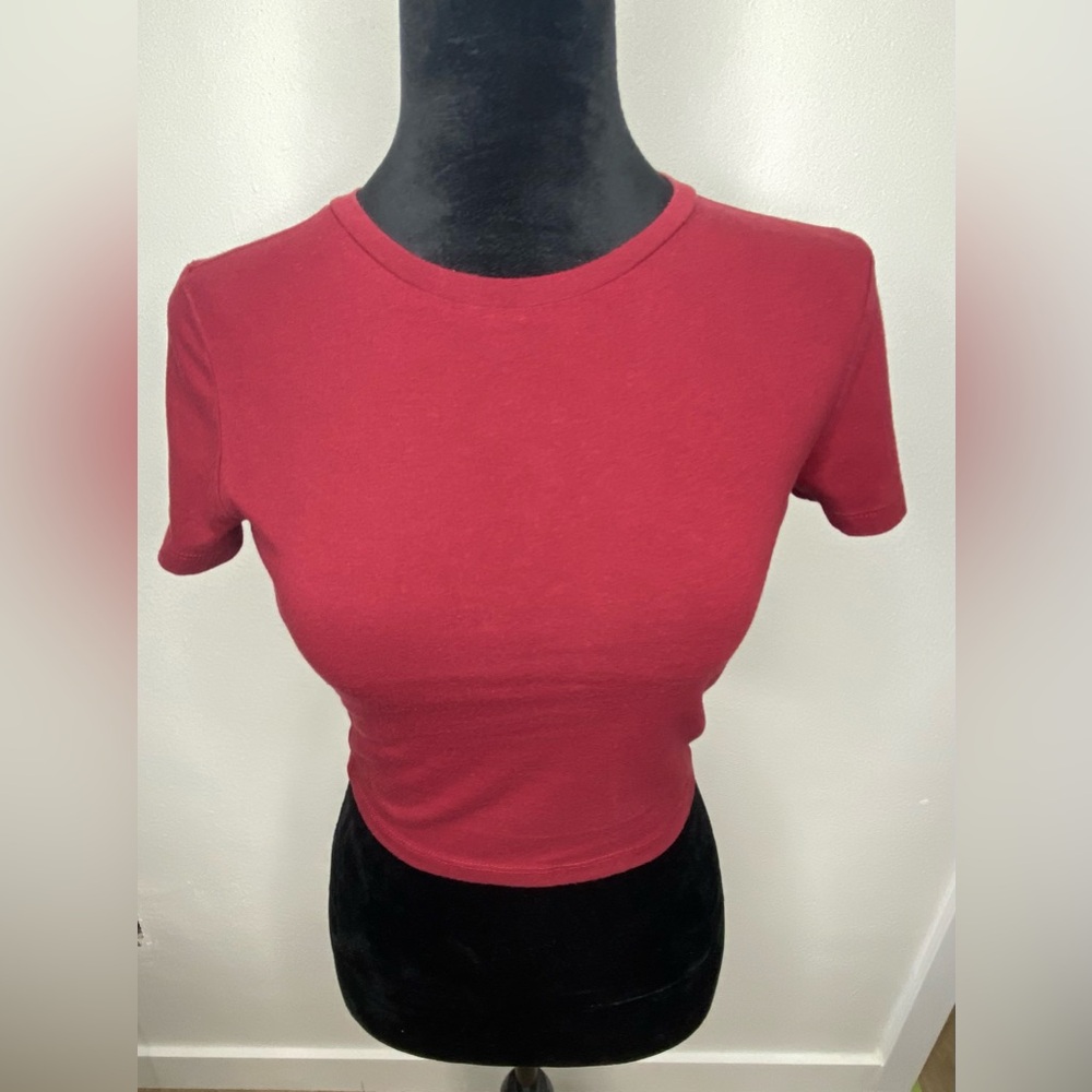 Wild Fable Red Crop Top